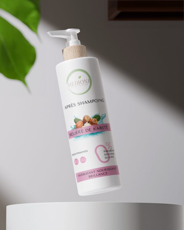 Après-shampoing au beurre de karité, Hédione