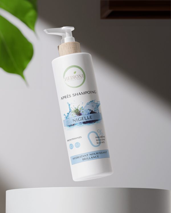 Après-shampoing à la nigelle, Hédione