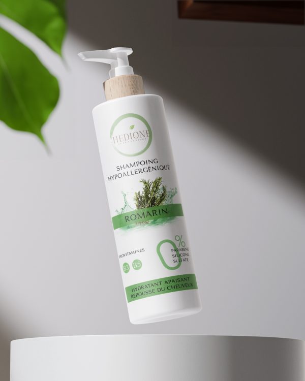 Shampoing au romarin, Hédione