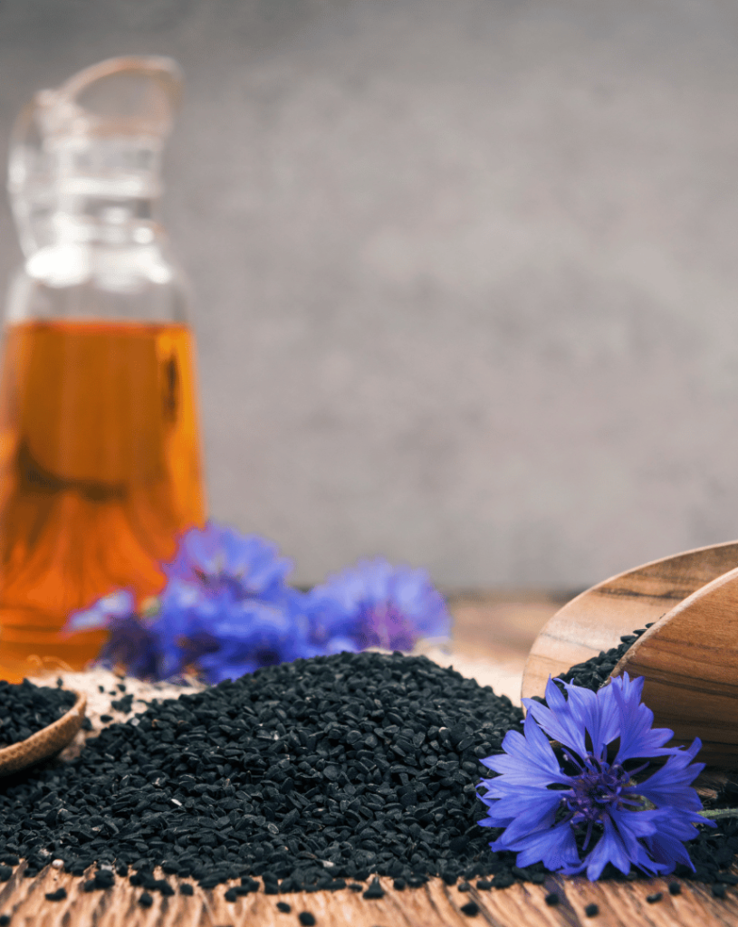 Gamme de soins cheveux à la nigelle : Hédione, soins peau et cheveux